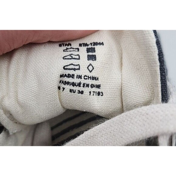 Taos Womens Star Charcoal Wash Canvas Fashion Sneaker Size 7 EU 36 - Picture 8 of 8